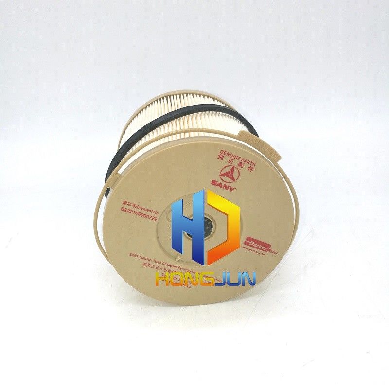 سوخت Sany قطعات جانبی B22210000729 عنصر فیلتر مکش روغن حفاری