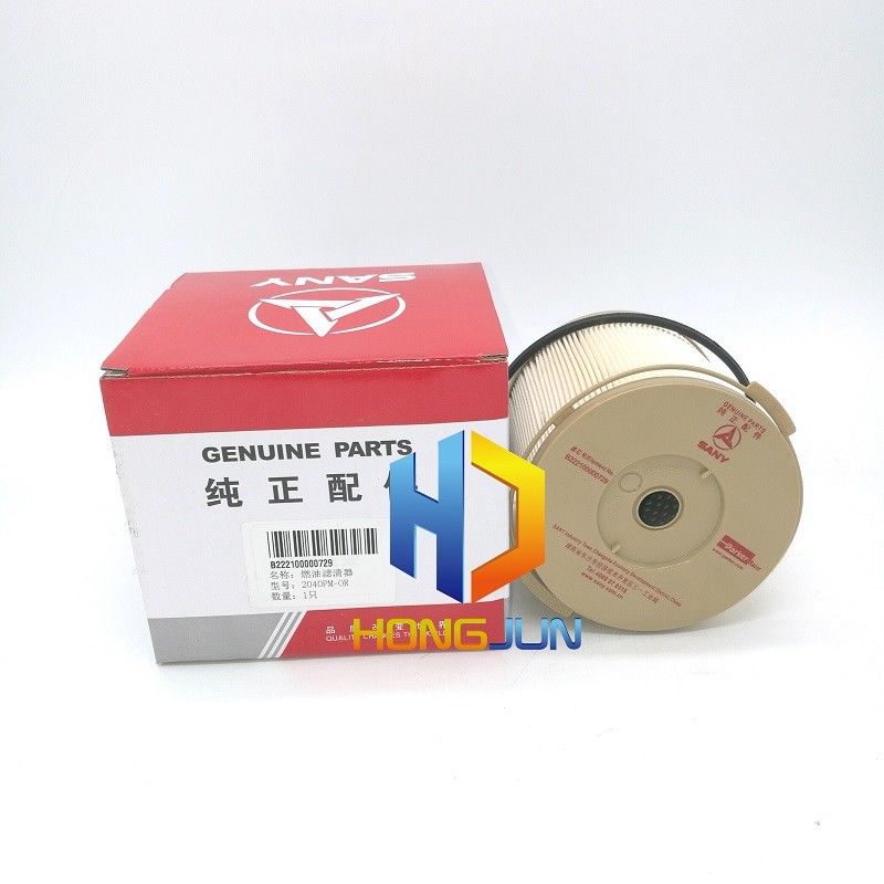 سوخت Sany قطعات جانبی B22210000729 عنصر فیلتر مکش روغن حفاری