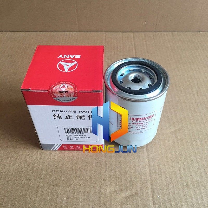 موتور دیزل Sany قطعات حفاری ، B222100000520 عنصر فیلتر سوخت حفاری