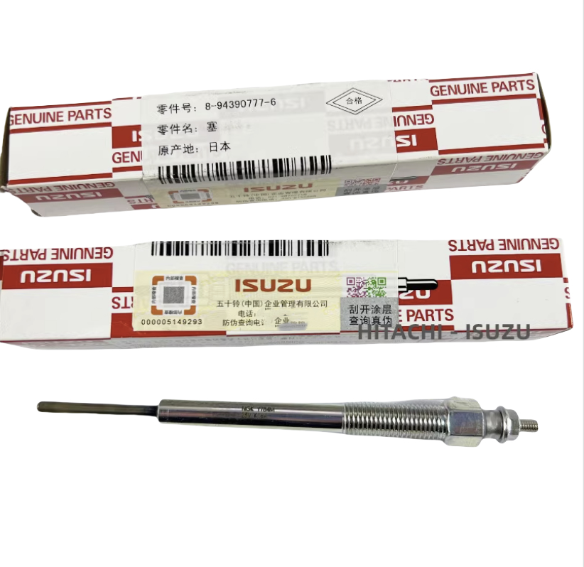 قطعات یدکی اصلی موتور ISUZU 4HK1 6HK1 اصل 8-94390777-6 8-97600096-3 شمع گرمکن